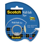 Scotch 3m Wall-Safe Tape, Wall-Safe Tape 3/4" x 650"