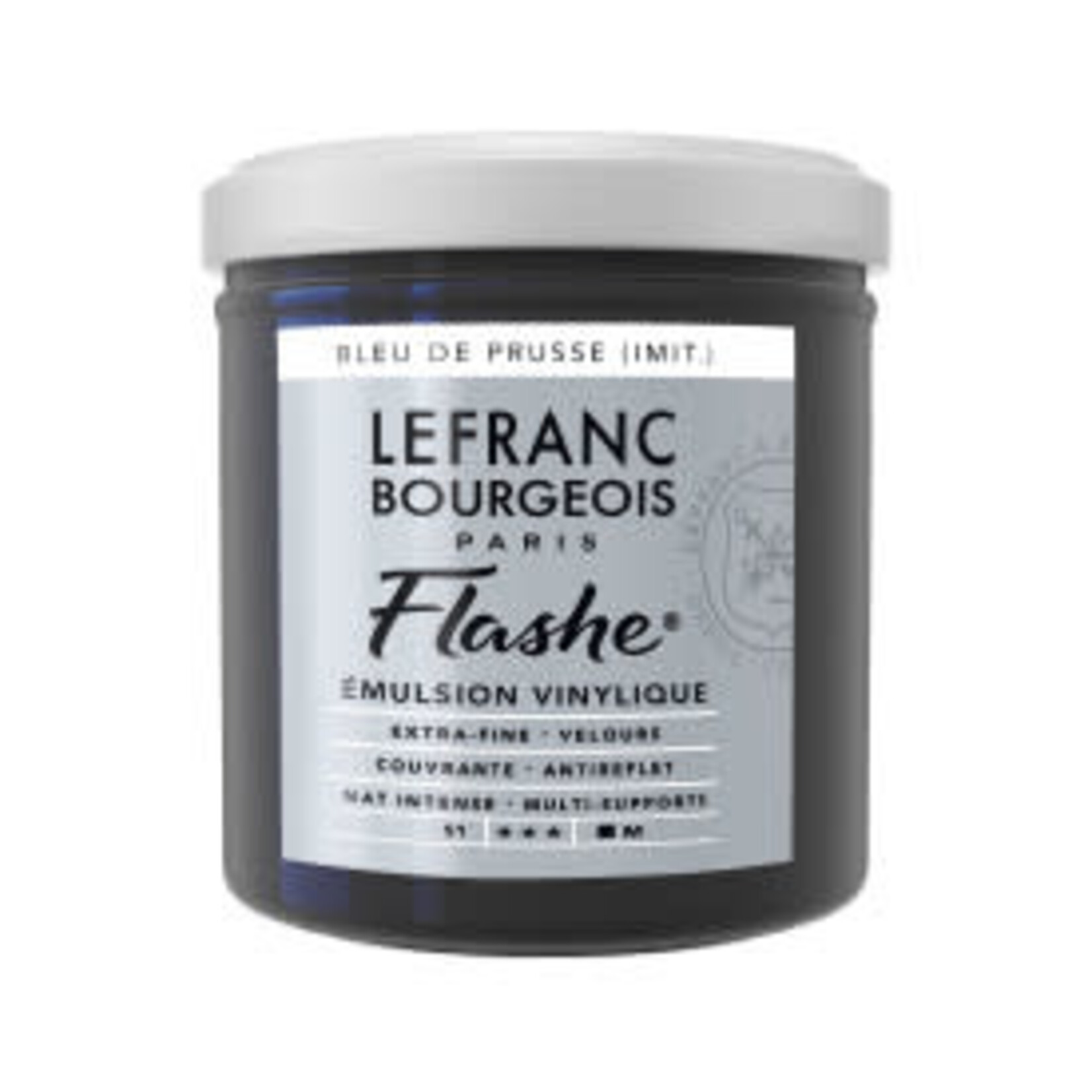 Lefranc & Bourgeois Flashe 125Ml Prussian Blue Hue