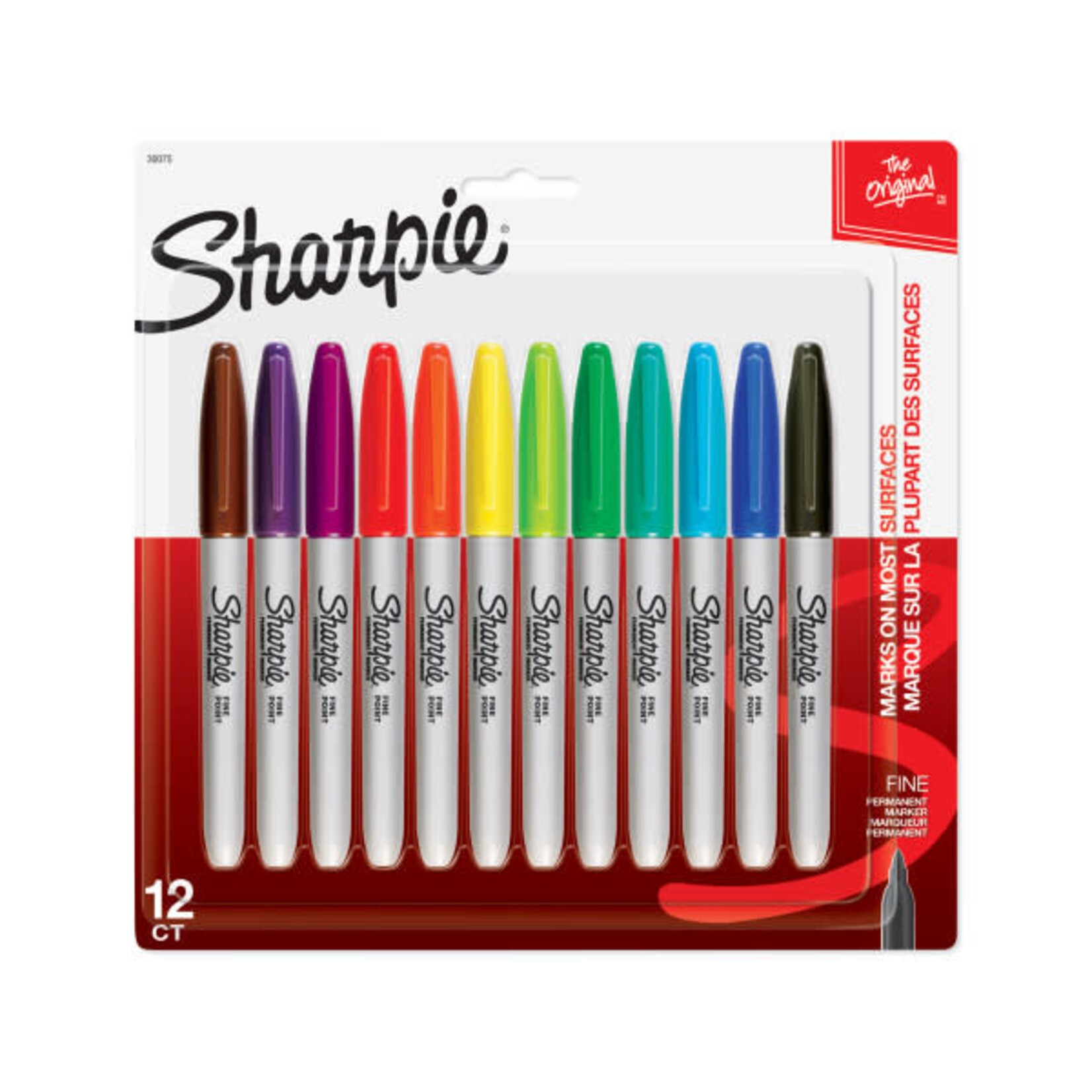 Sanford Sharpie Marker Set, Fine, 12-Colors