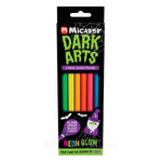 Micador Dark Arts Micador Dark Arts, Neon Glow Jumbo Pencils, 6-Color Set
