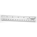 C Thru Flexible Inch/Metric Transparent Ruler 6 in
