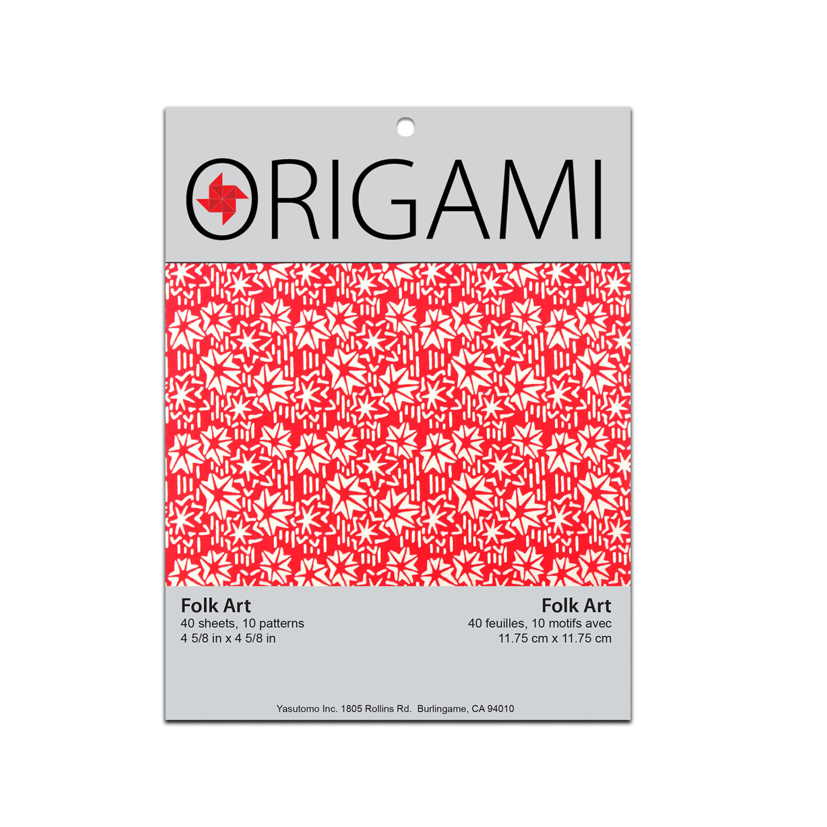 Yasutomo Origami Folk Art 4-5/8In 40Sh