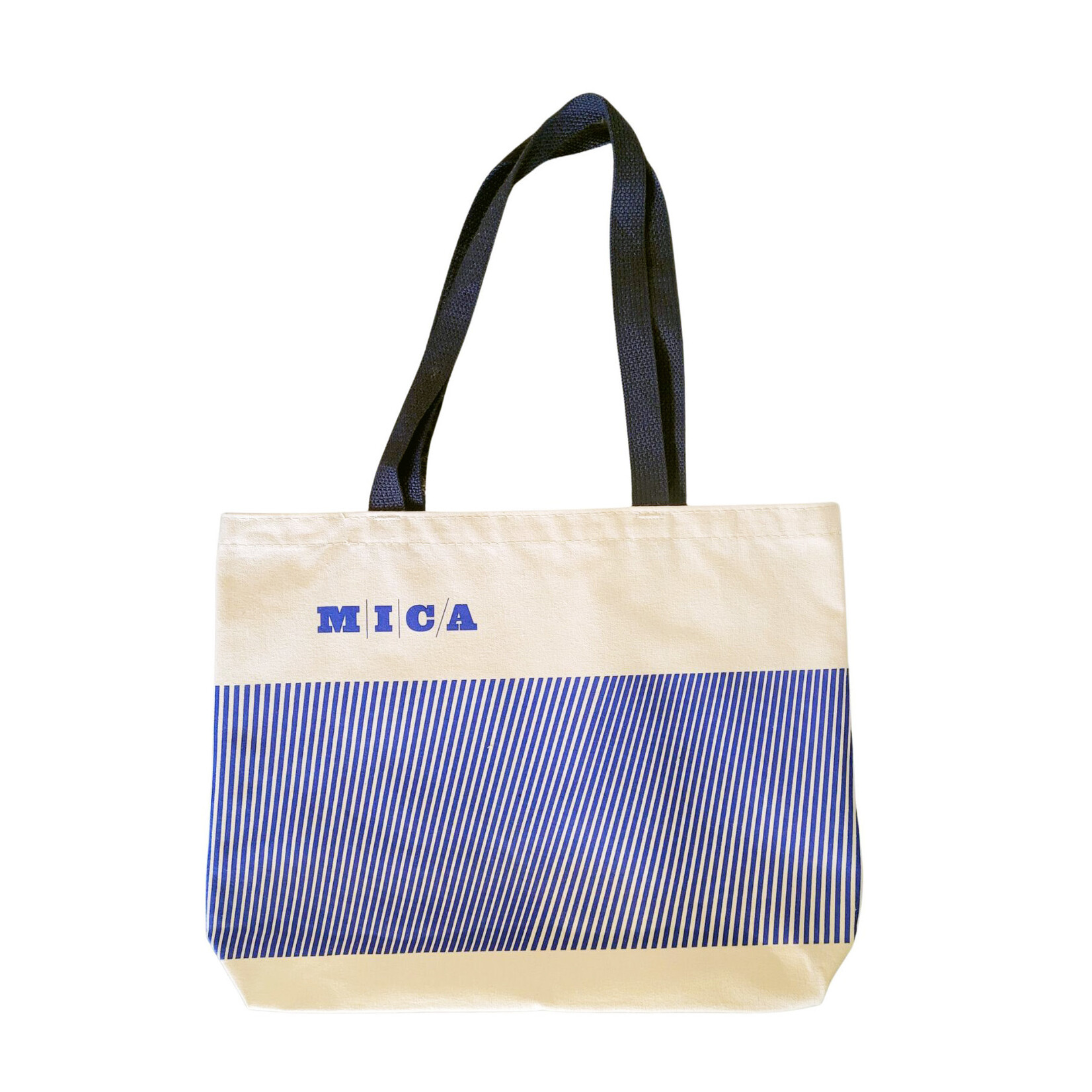 MICA Tote Bag w/ Stripe Design