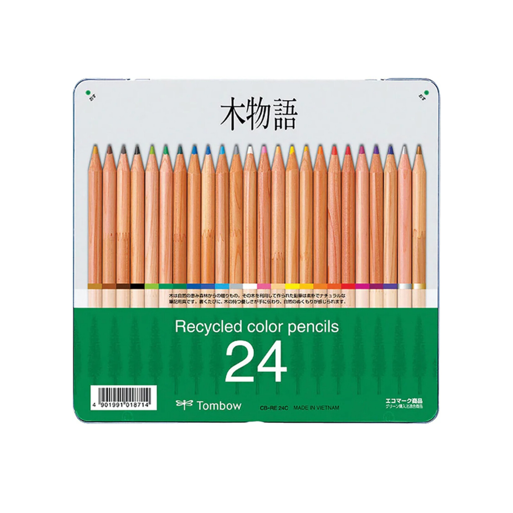 Tombow Recycled Colored Pencil Sets, 24
