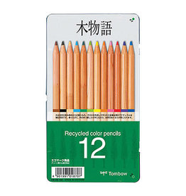 Tombow Recycled Colored Pencil Sets, 12