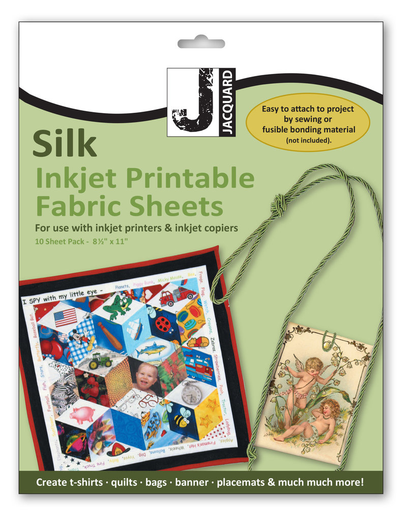 Jacquard Inkjet Silk 8.5X11 10/Pk