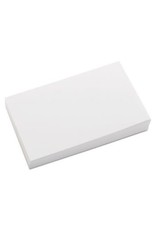 Universal Unruled Index Cards, 5 X 8, White, 100/Pack