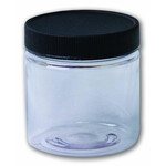 Jacquard Clear Containers, 4 oz. Clear Jar (Plastic Wide-Mouth with Lid)