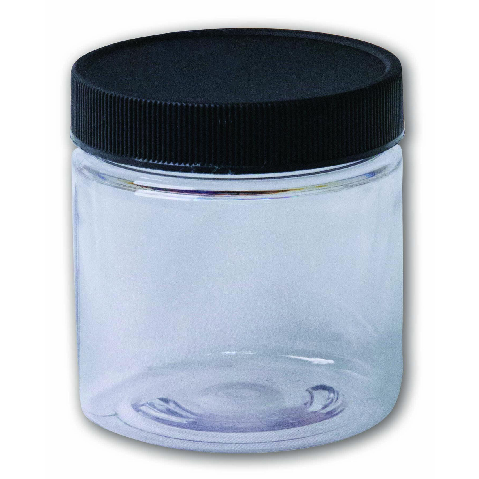 Jacquard Clear Plastic Jar Wide W/Lid 4oz
