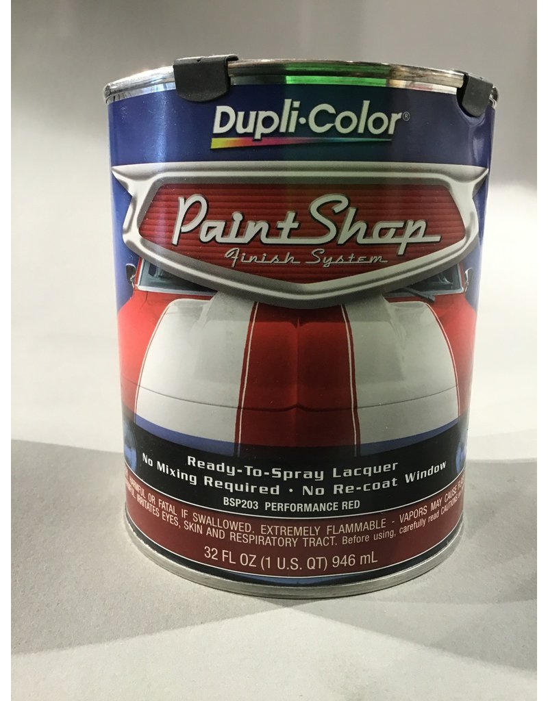 Dupli-Color Paint Shop Finish System - Performance Red