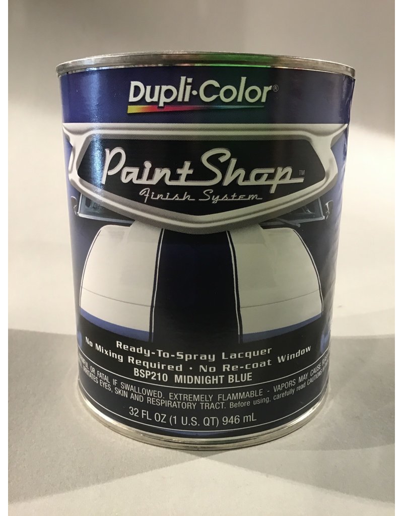 DupliColor Paint Shop Finish System Midnight Blue MICA Store