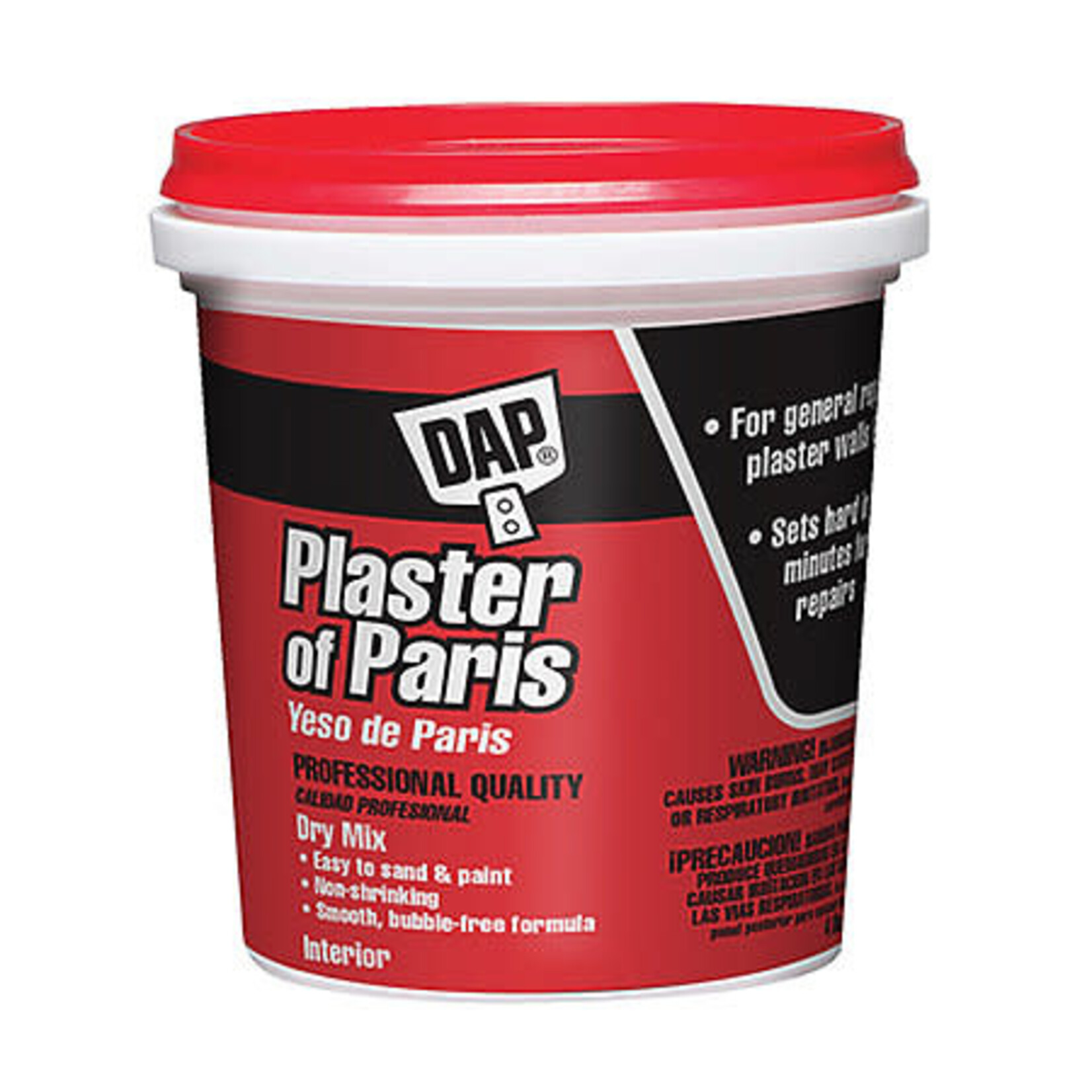 FM Brush DAP Plaster of Paris, 4 lbs. Plastic Tub