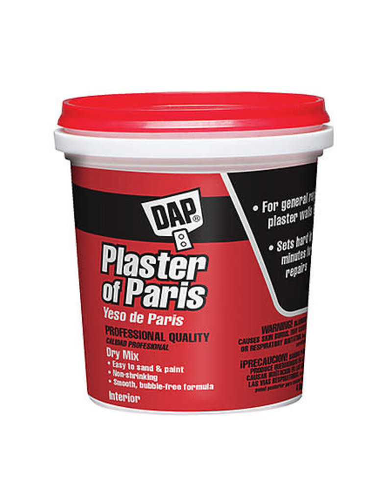 FM Brush DAP Plaster of Paris, 4 lbs. Plastic Tub