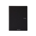 Fabriano Ecoqua Original Spiral-Bound Notebooks, 8.3" x 11.7" (A4) - Blank, Black - 70 Shts./Bk.