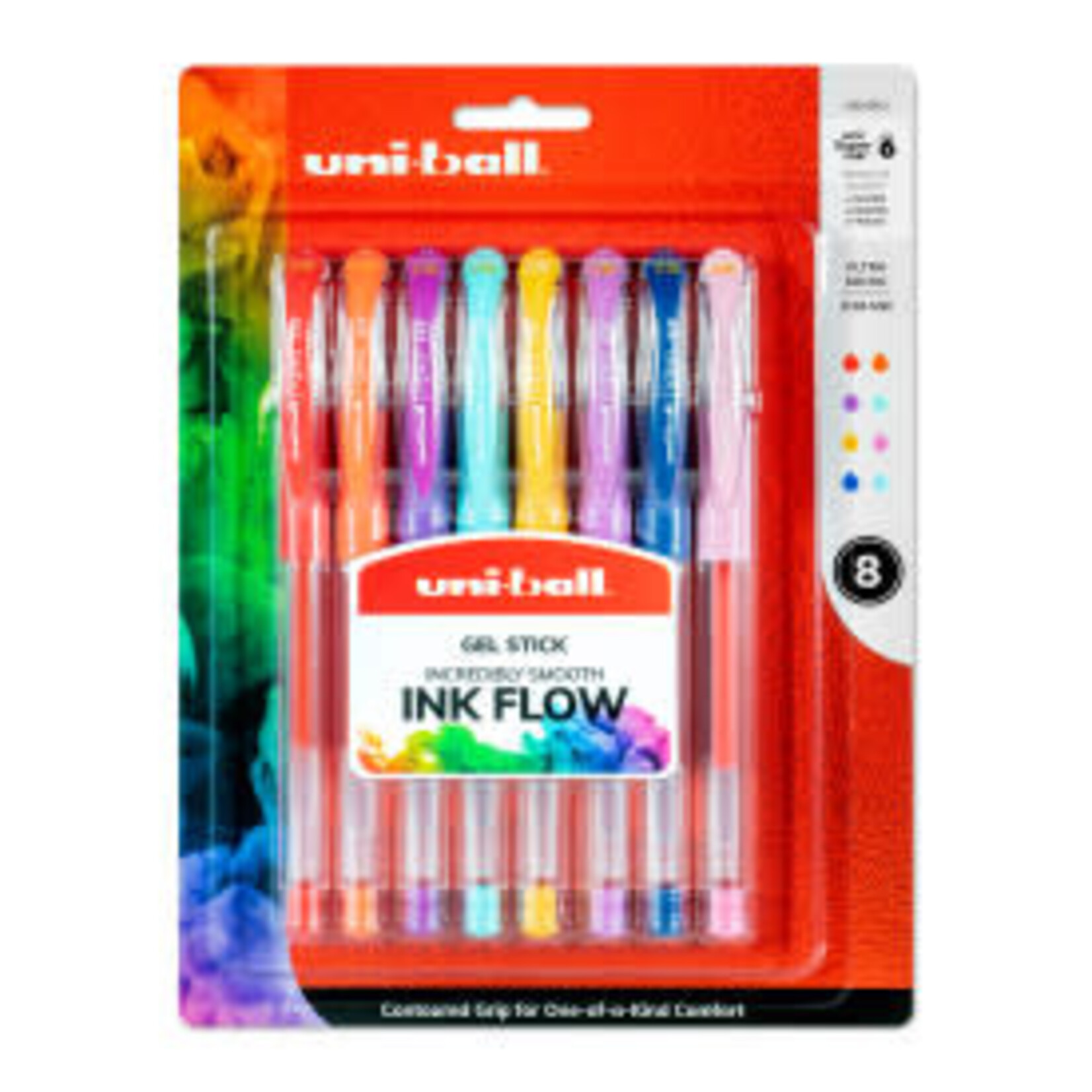 Uni-ball SIGNO Gelstick Pen Set, 8-Color Set