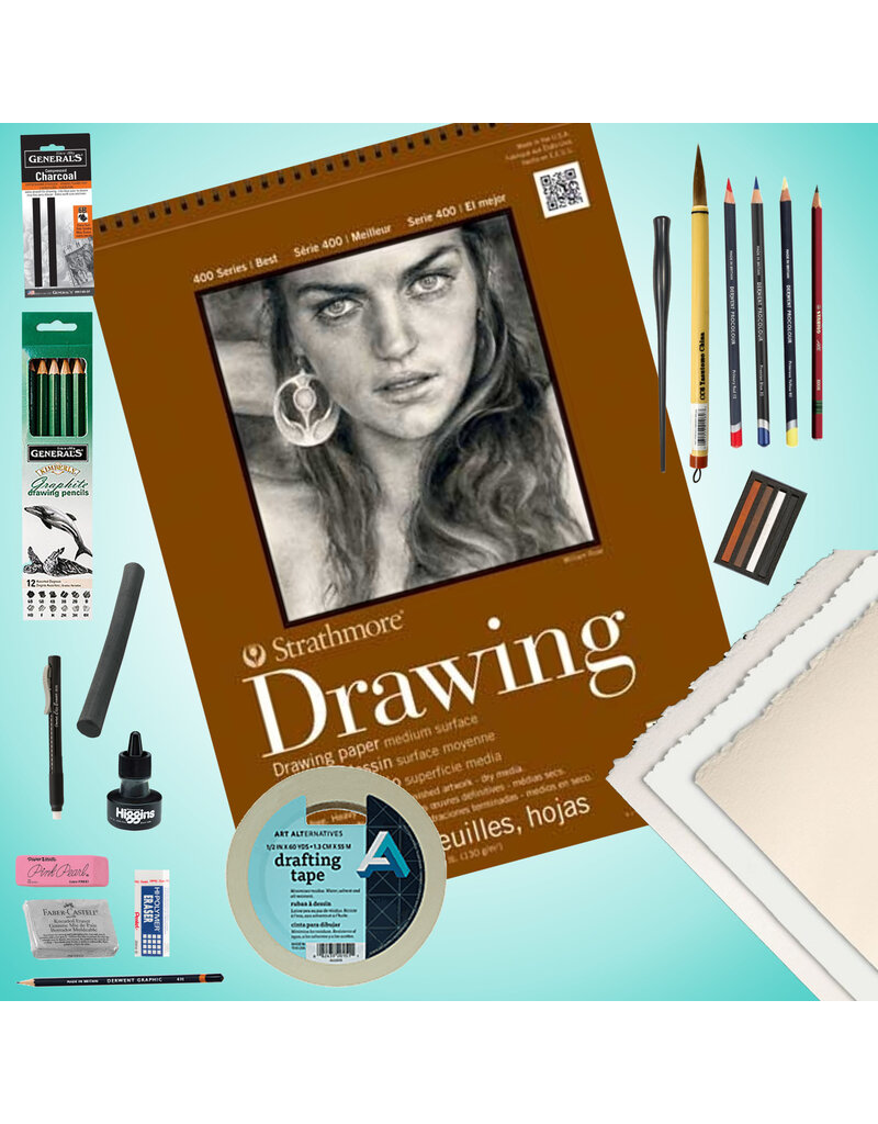 MICA Store Fall 2023 FF 160.07 Drawing Fundamentals Course Materials Kit w Michelle La Perrière