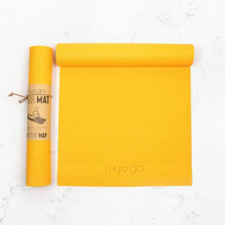 Entry Level Yoga Mats - Mustard - MICA Store