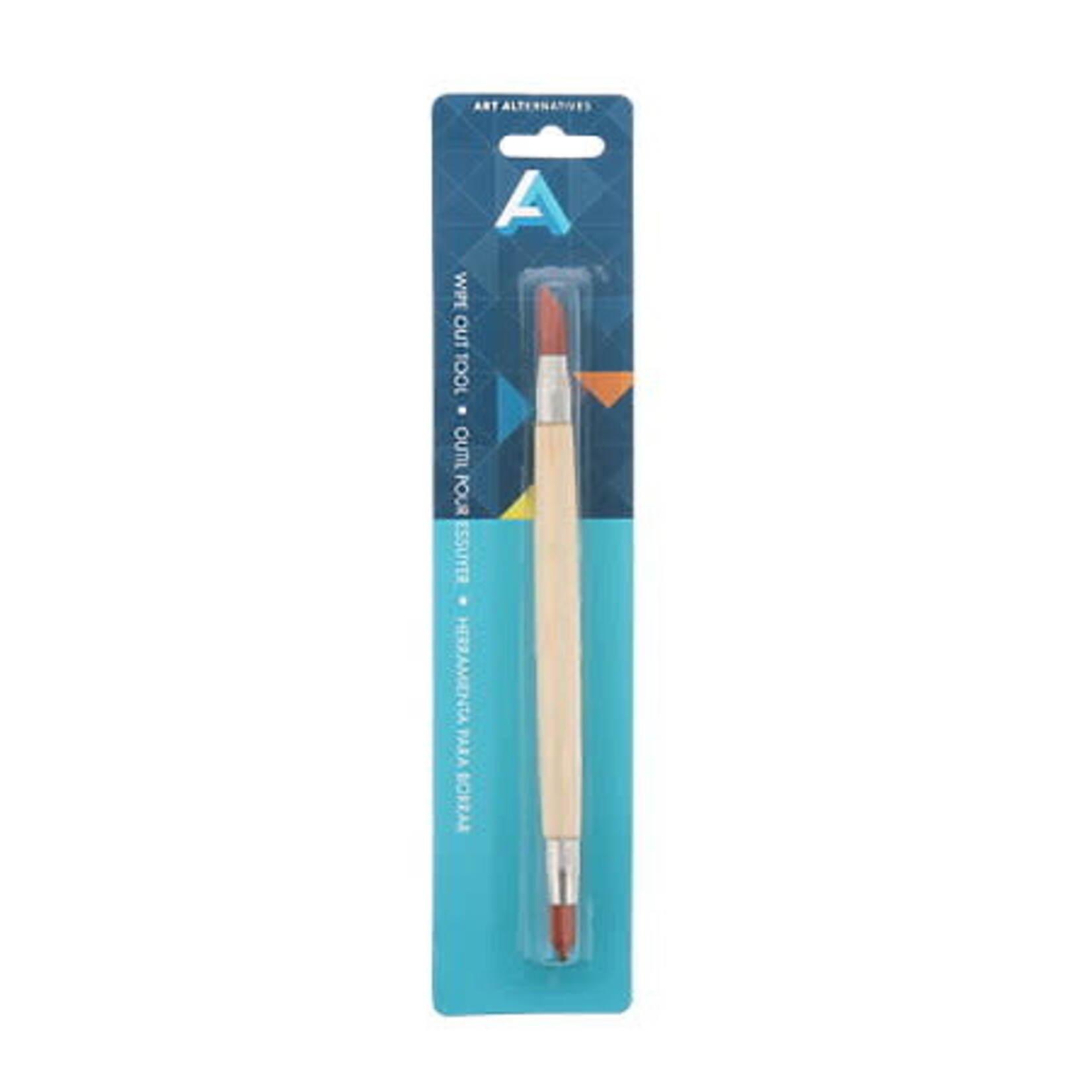 Art Alternatives Wipe Out Tool, Double Ended, Rubber tipped Tool