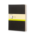 Moleskine Moleskine Cahier Journal (Set Of 3), Extra Large, Plain, Black, Soft Cover (7.5 X 10)