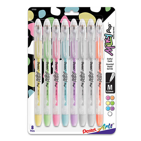 Milky Pop Pastel Gel Pen Sets, 8-Pen Set - MICA Store