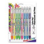 Pentel Solar Pop Neon Gel Pen Sets, 8-Pen