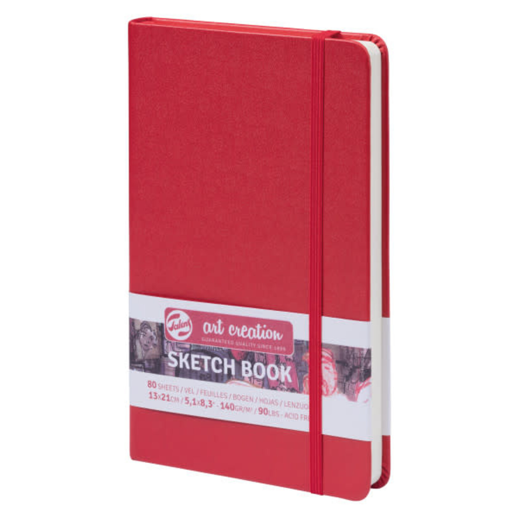 Royal Talens Talens Art Creation Sketch Books, Red 5.1X8.3 80SH