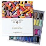 Savoir Faire Sennelier Half Stick Soft Pastel Sets, 40-Color Set
