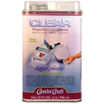 Environmental Technology Castin Craft Clear Polyester Casting Resin with Catalyst, 32 oz.