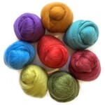 Wistyria Editions Wool Roving .25oz 8 color Pack - Bouquet