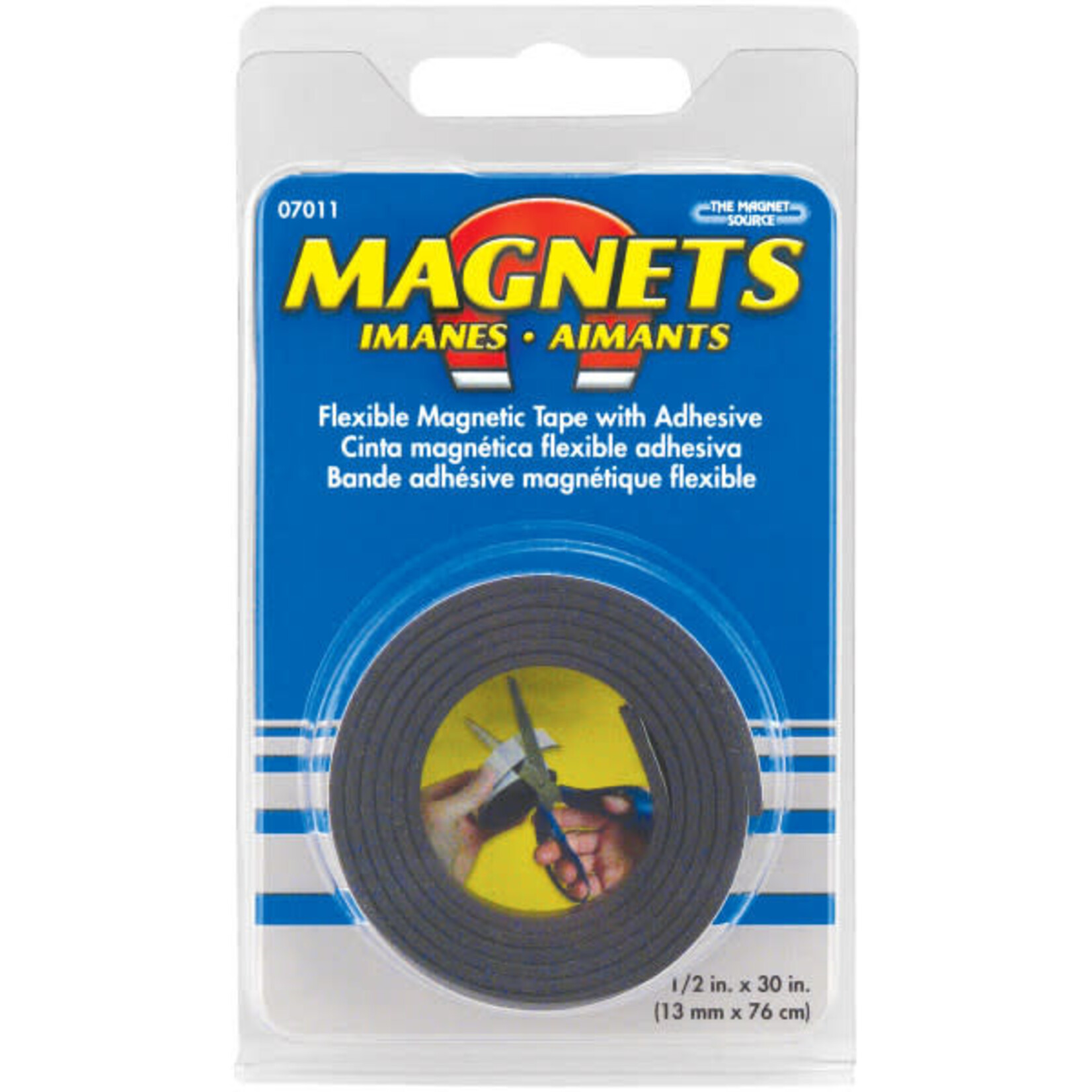 Magnet Source Flexible Magnetic Tape, 1/2'' X 30''