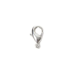 10mm Sterling Silver plated Lobster Clasp Set of 10