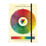 Cavallini Large Notebook - Color Wheel