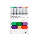 Copic Sketch 6 Piece Secondary Tones Set