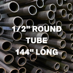 IS Mild Steel 1/2" Round Tube 12ft