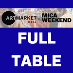 Art Market x MICA Weekend 2024 - Full Table