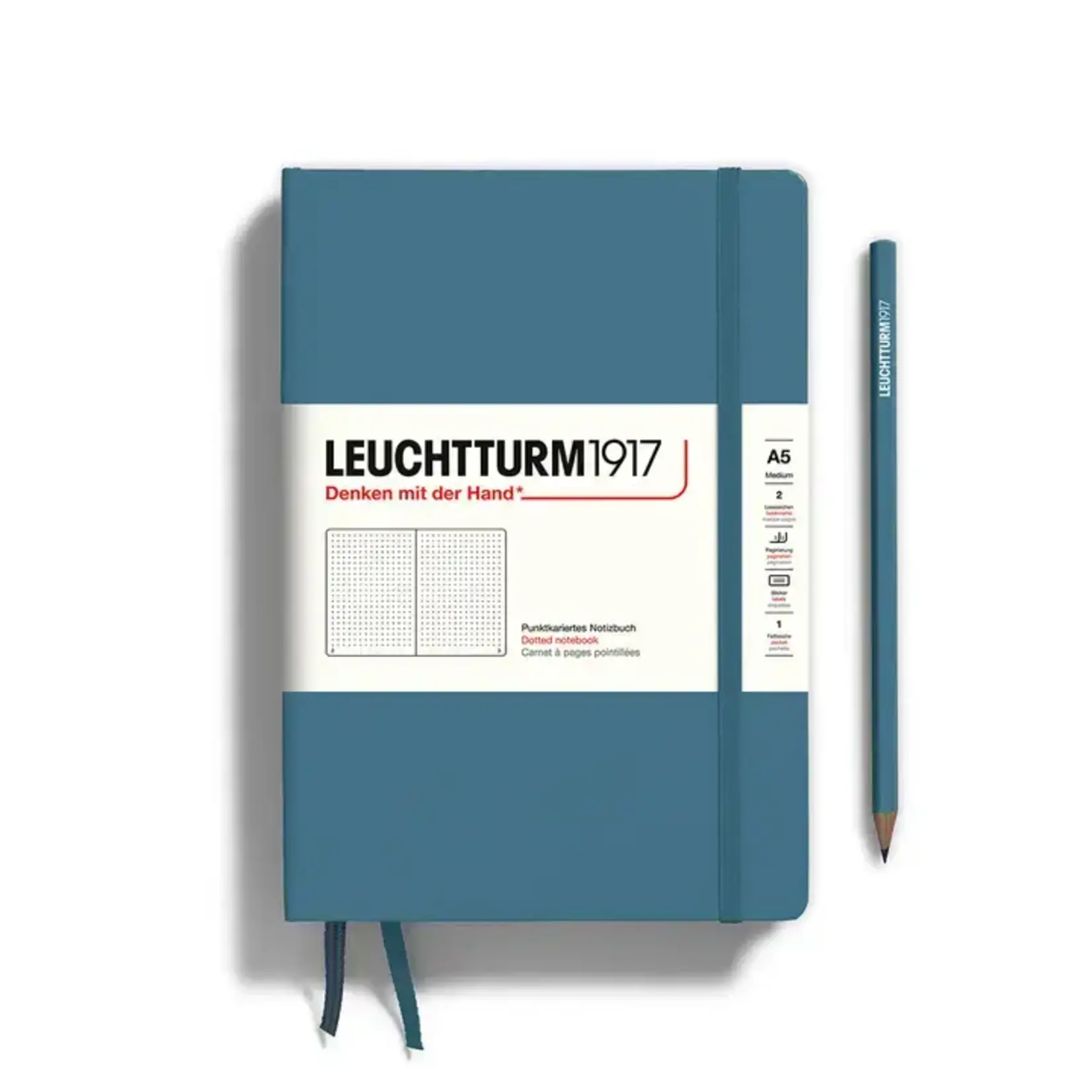 Leuchtturm Leuchtturm Stone Blue, Medium, Dotted
