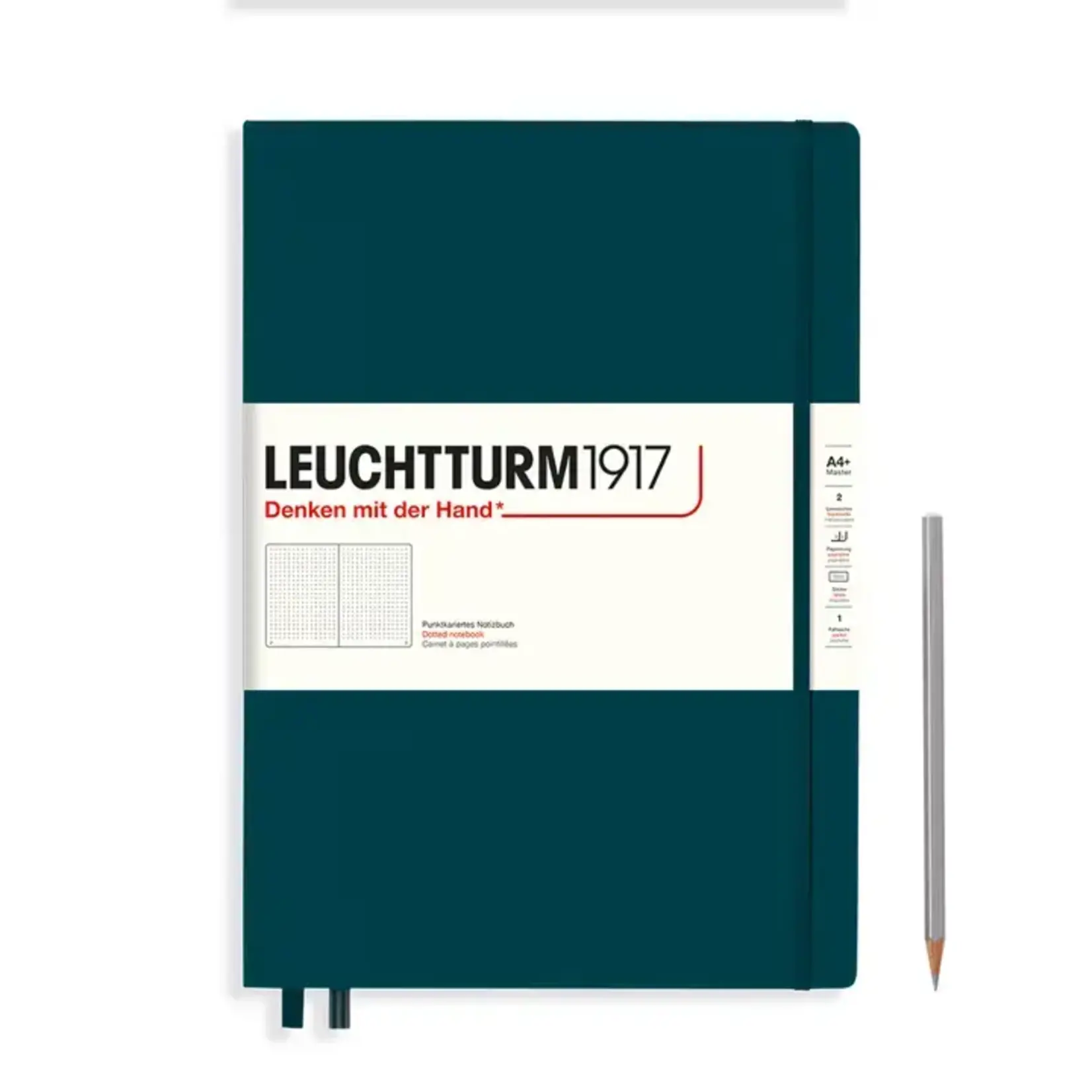 Leuchtturm Leuchtturm - Master Classic (A4+) - 235 pages Pacific Green / Dotted