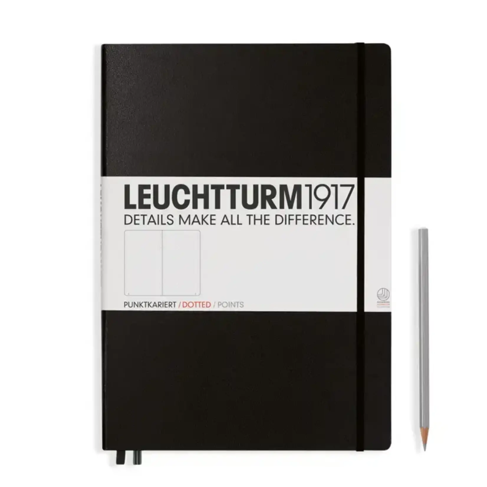 Leuchtturm Leuchtturm - Master Classic (A4+) - 235 pages Black / Dotted