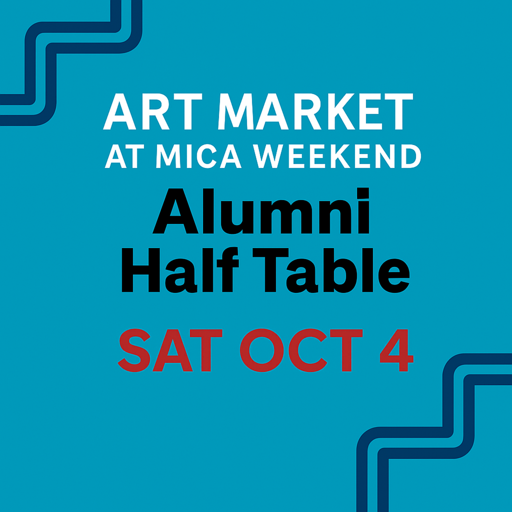 Art Market x MICA Weekend 2025 - Half Table