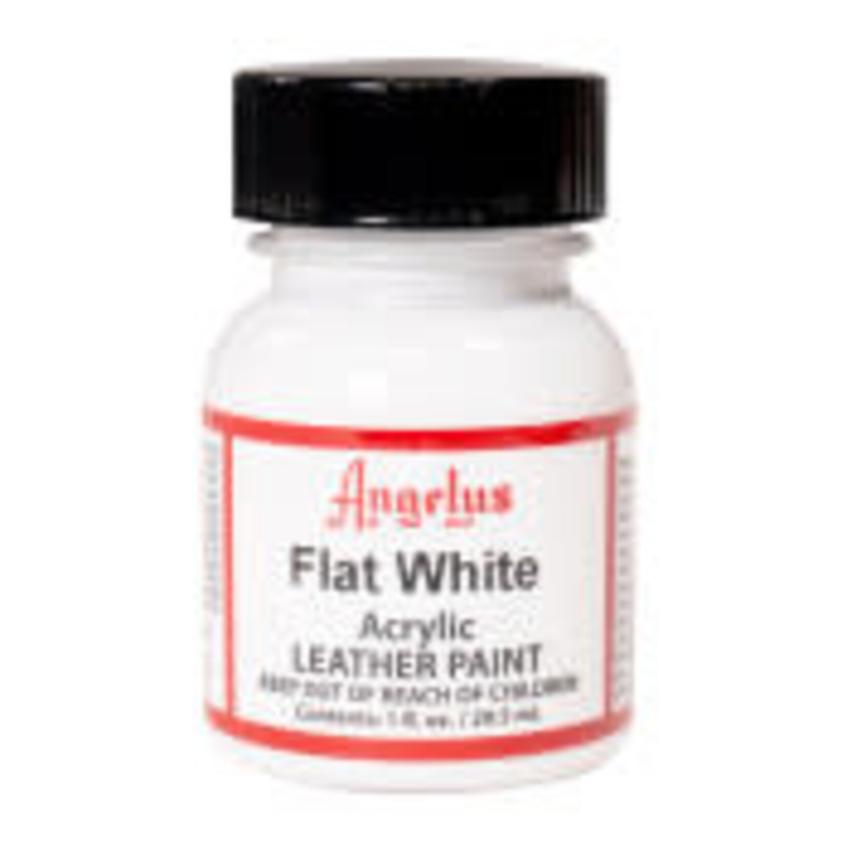 Angelus Acrylic Leather Paint 1oz Flat Wht