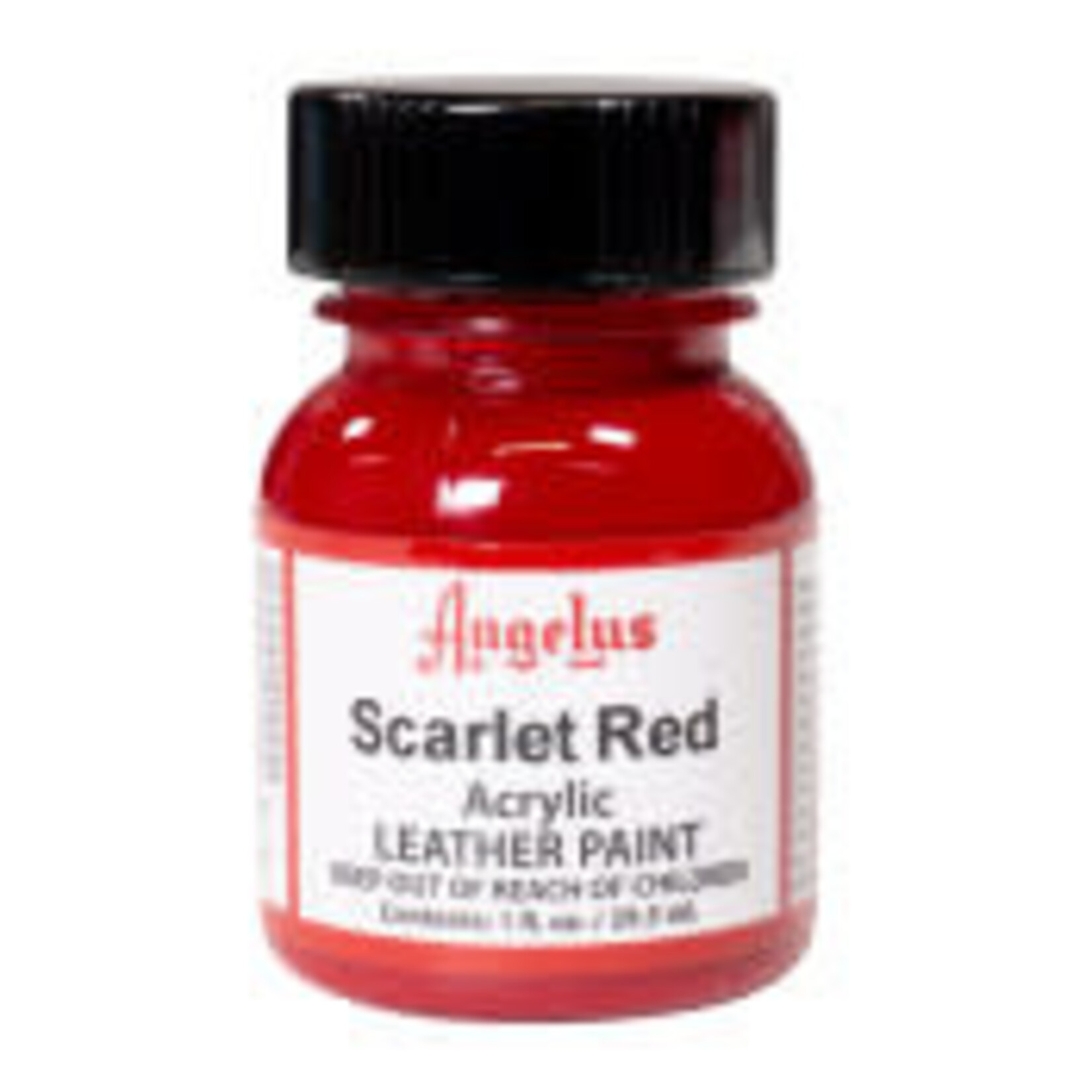 Angelus Acrylic Leather Paint 1oz Scarlet