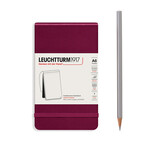 Leuchtturm Pocket Notepad (A6) Port Red / Hardcover / Dotted