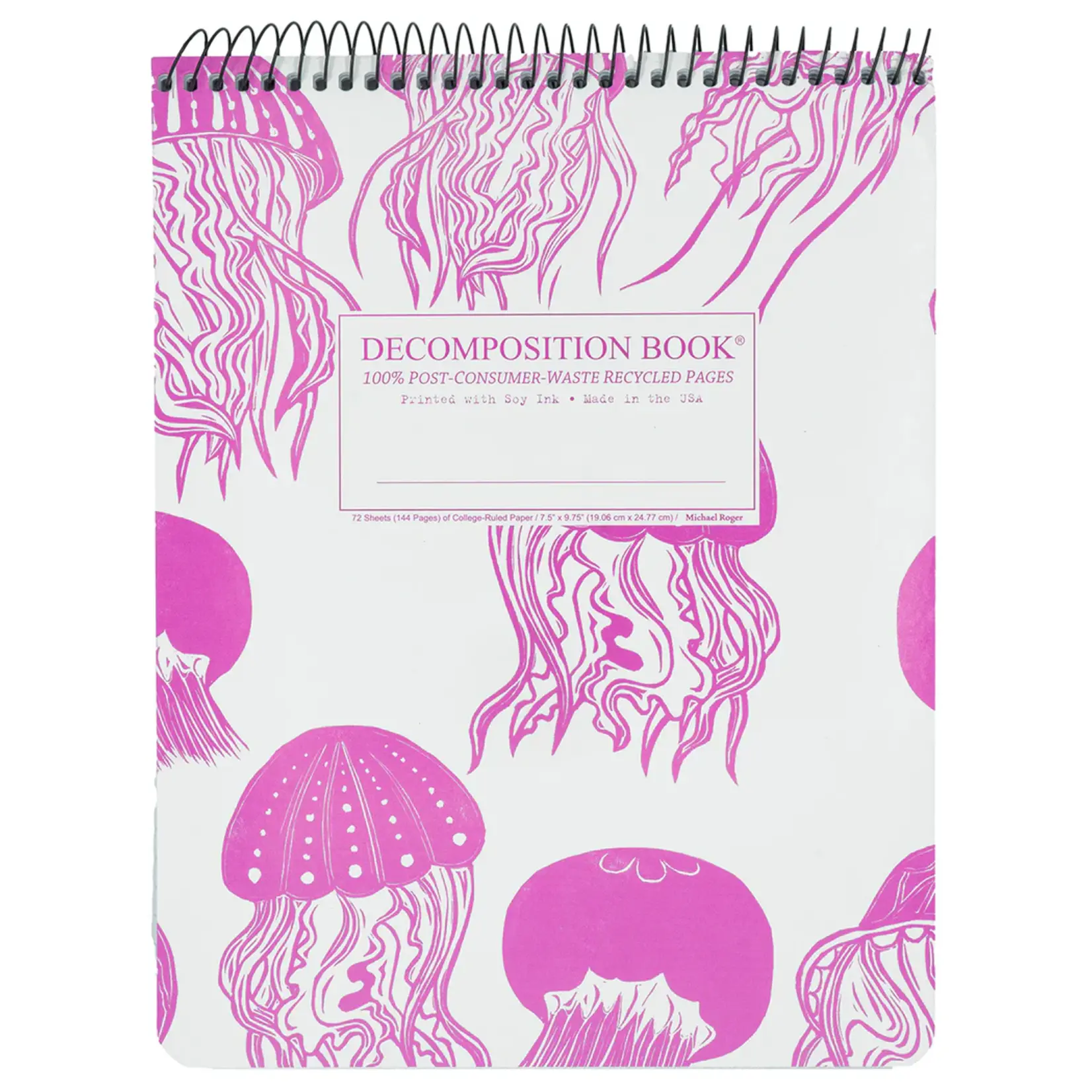 Michael Rogers Top Bound Coil Decomposition Book | Jellyfish