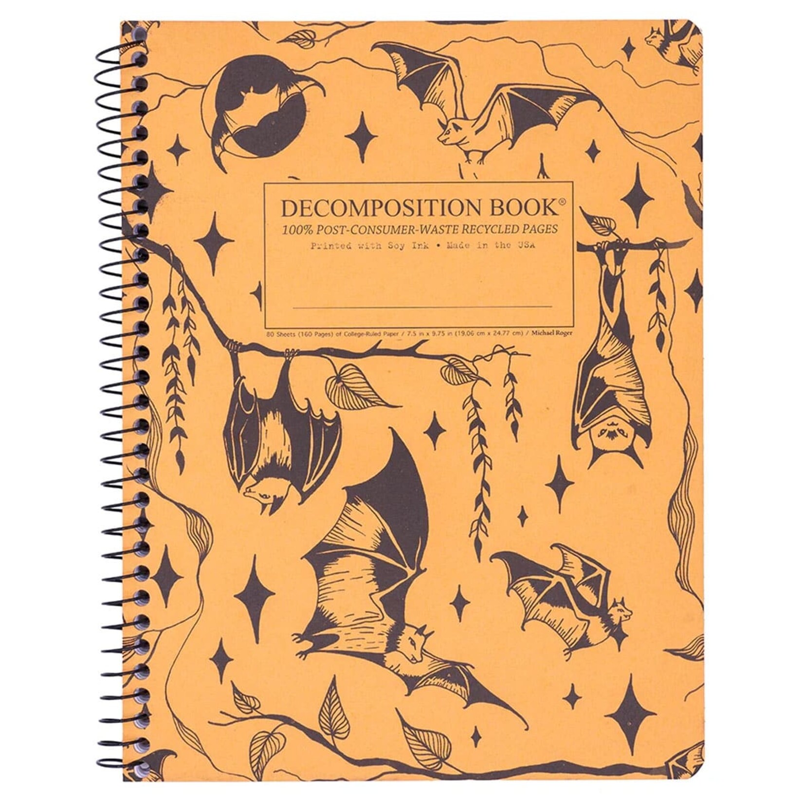 Michael Rogers Coilbound Decomposition Book | Bats