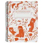 Michael Rogers Coilbound Decomposition Book | Red Pandas | Lined