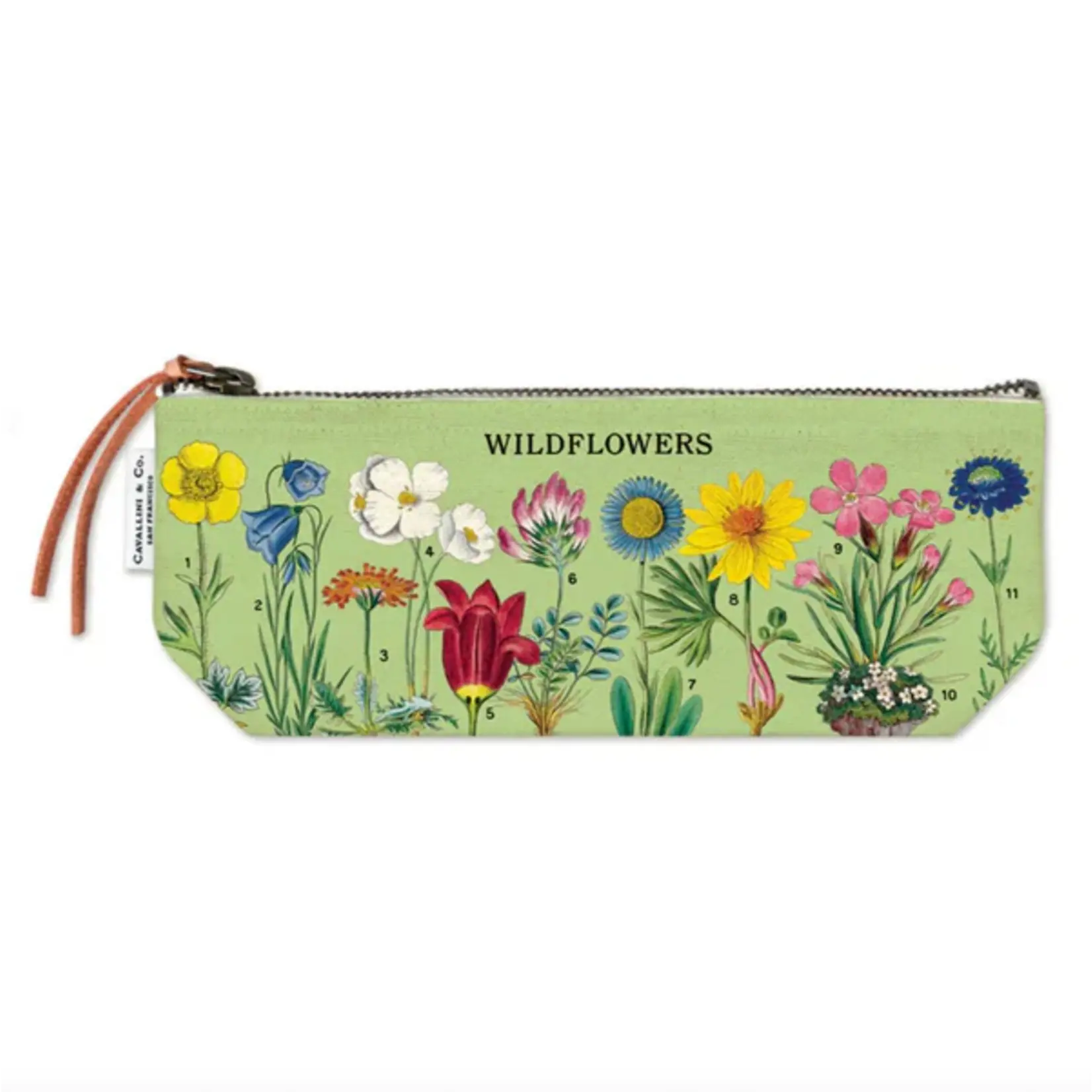 Cavallini Mini Pouch Wildflowers