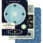 Cavallini Celestial 3 Mini Notebooks