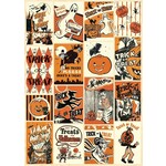 Cavallini Wrap Sheet Halloween