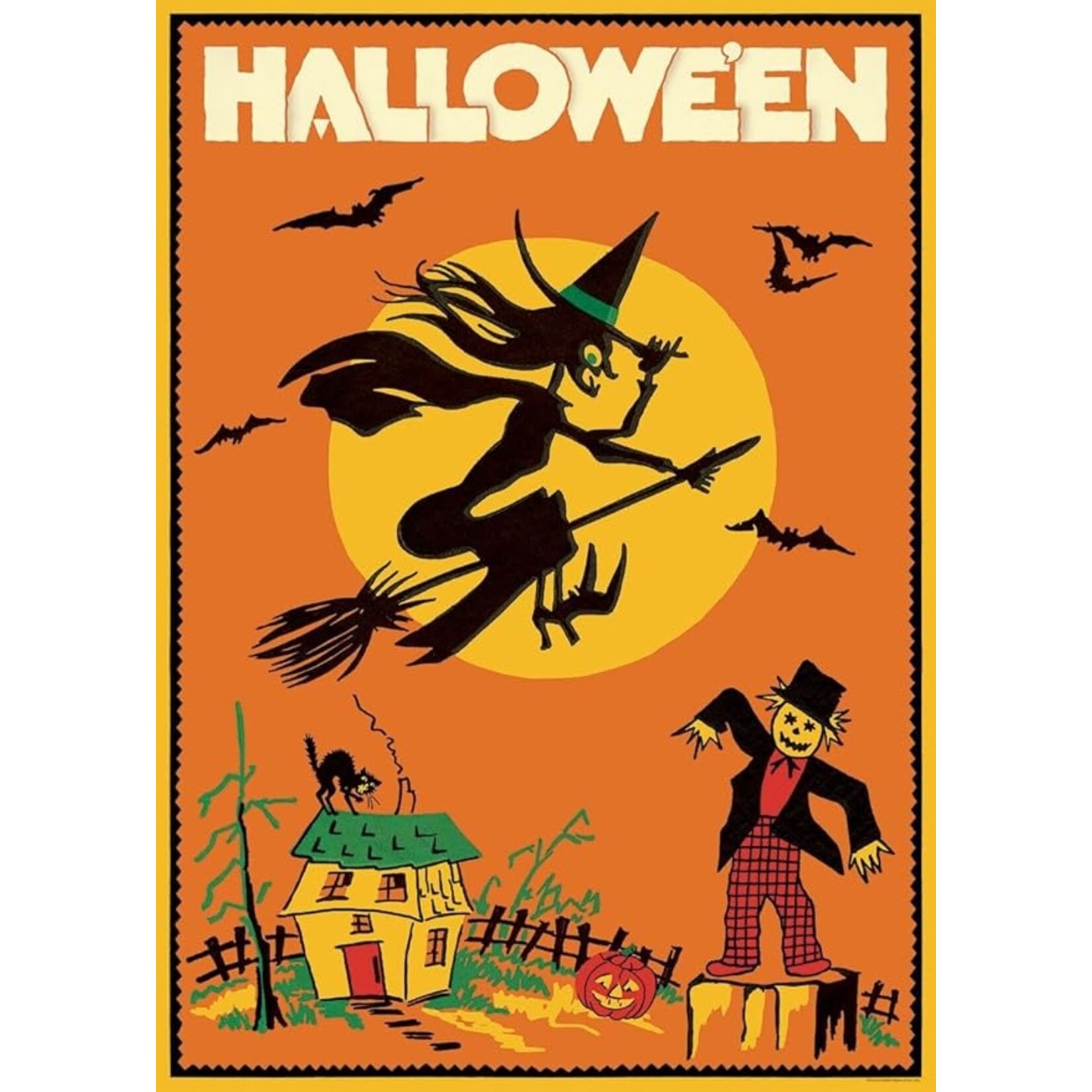 Cavallini Wrap Sheet Halloween Witch