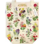 Cavallini Tote Bag Language of Flowers